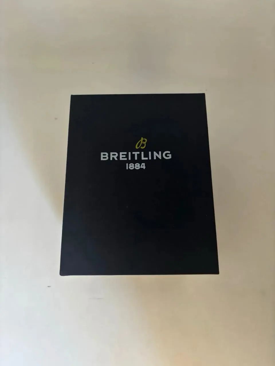 Caixa Relógio Breitling Azul