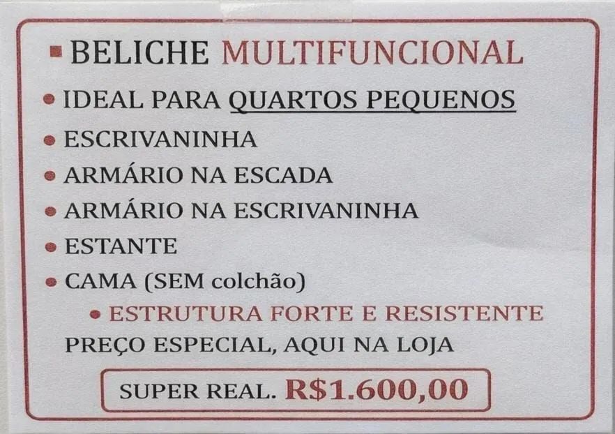 Cama multifuncional 