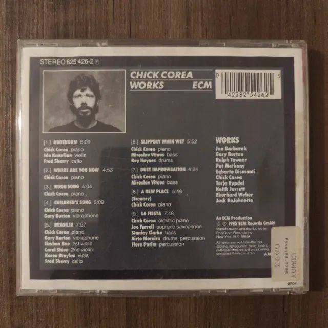 CD Chick Corea - Works *importado EUA - Foto 2