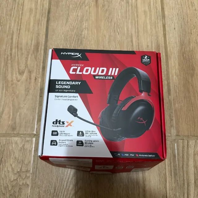 Headset Gamer Sem Fio HyperX Cloud III, Sem Fio, Wireless - Foto 2