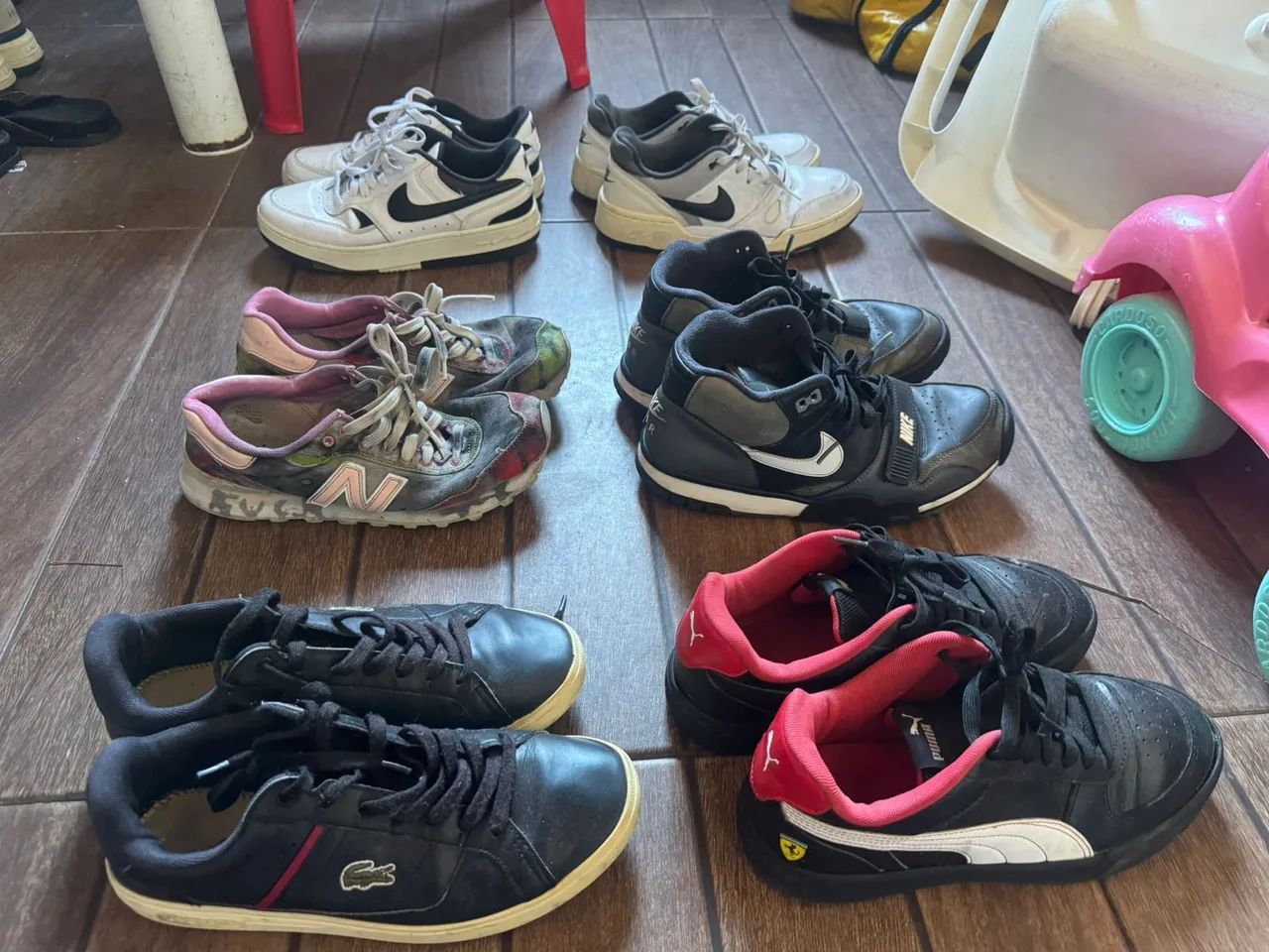 LOTE DE TENIS DE MARCA SORTIDO ORIGINAL 
