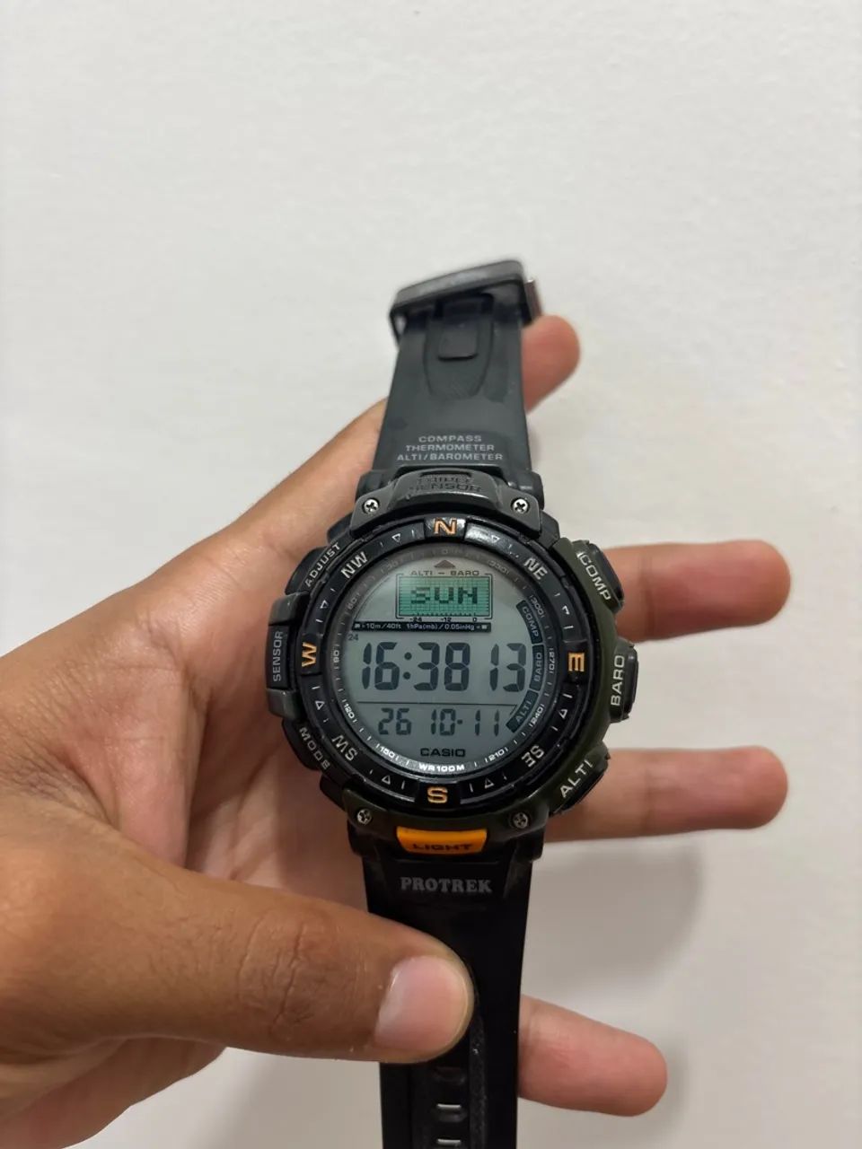 Casio protrek triplo sensor 4 baterias 