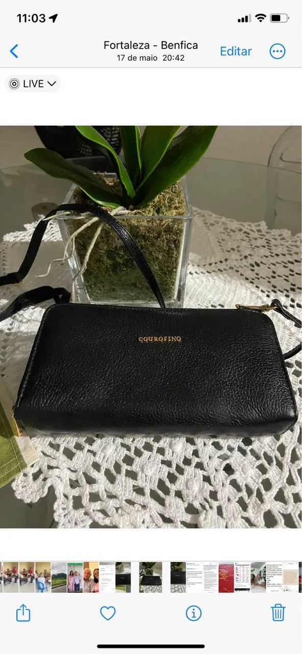 Vendo bolsa da Couro fino 50,00 - Foto 2