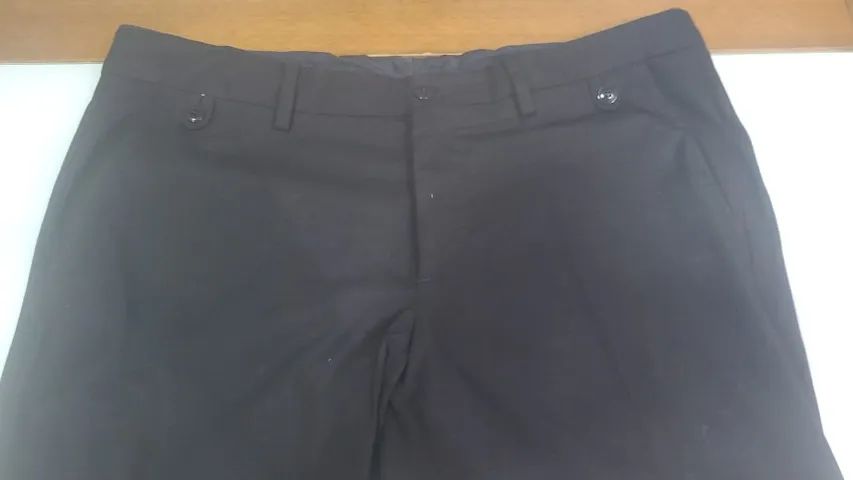 Calça preta social  da Zara  com botões para suspensório - Foto 2
