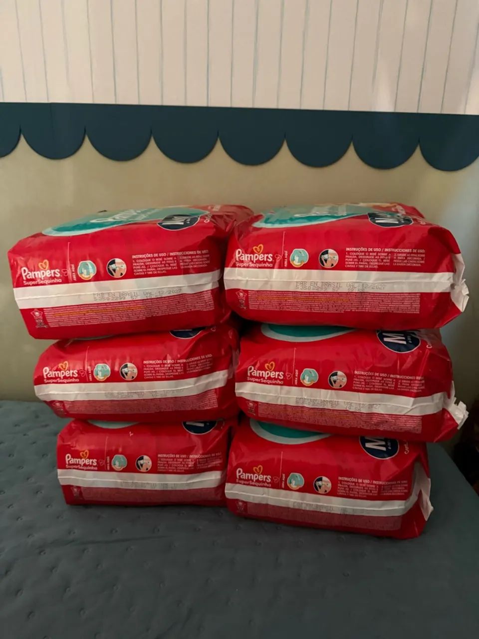 Fraldas Pampers M super sequinha  - Foto 3