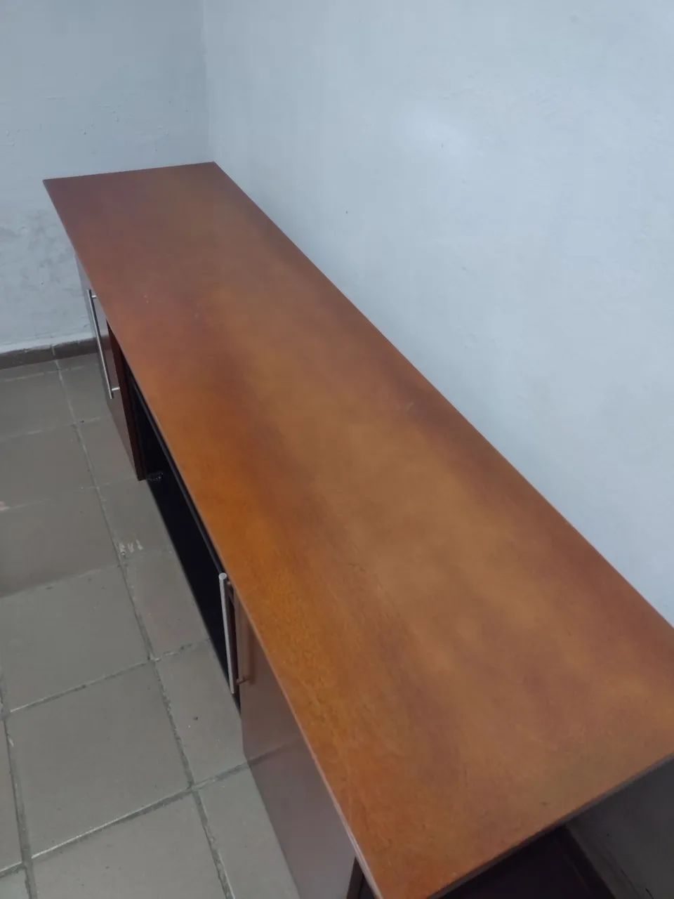 Escrivaninha, rack madeira - Foto 2