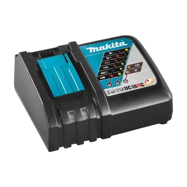 Carregador Rápido 18V e 14.4V LXT DC18RC Bivolt Original Makita - Foto 2