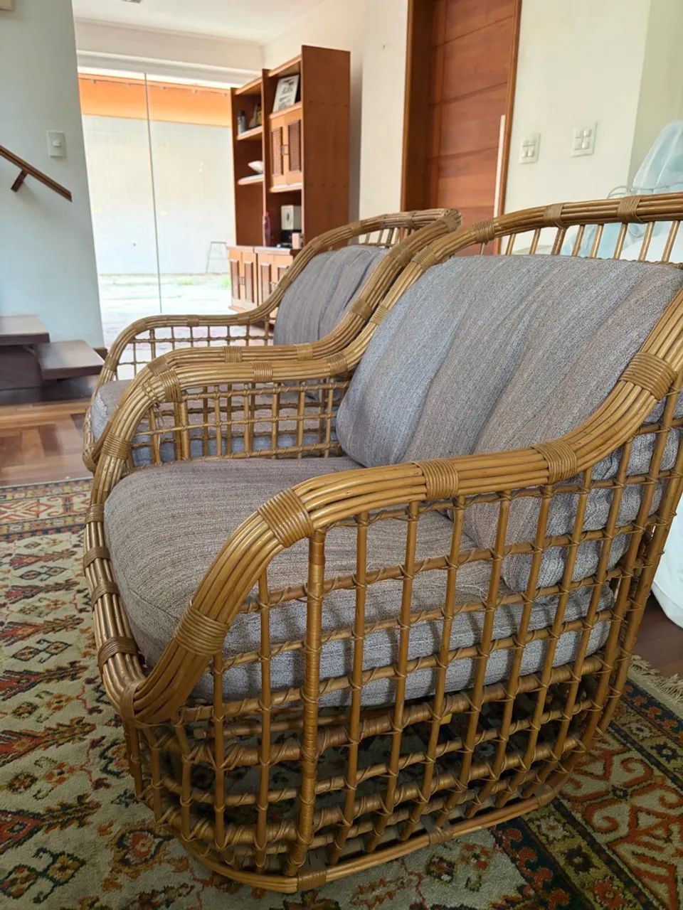 Sofá + 2 poltronas de sisal  - Foto 3