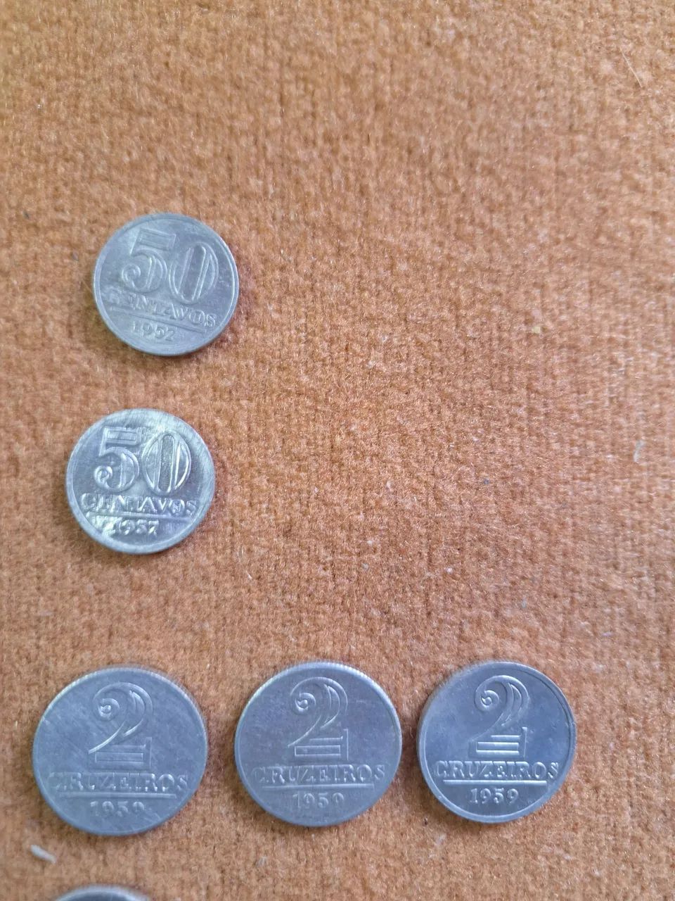 Moedas antigas anos 50 - Foto 4