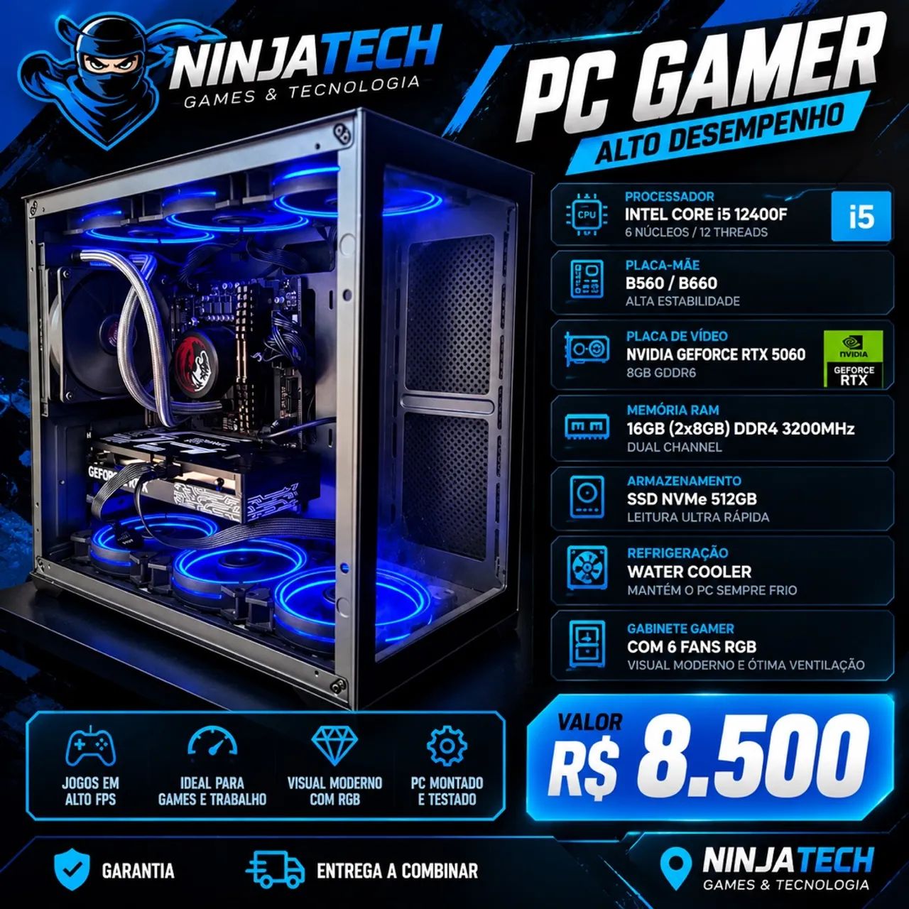 Pc gamer Rtx 5060