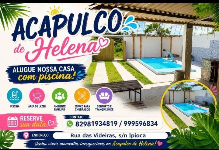 Casa com piscina em Ipioca 