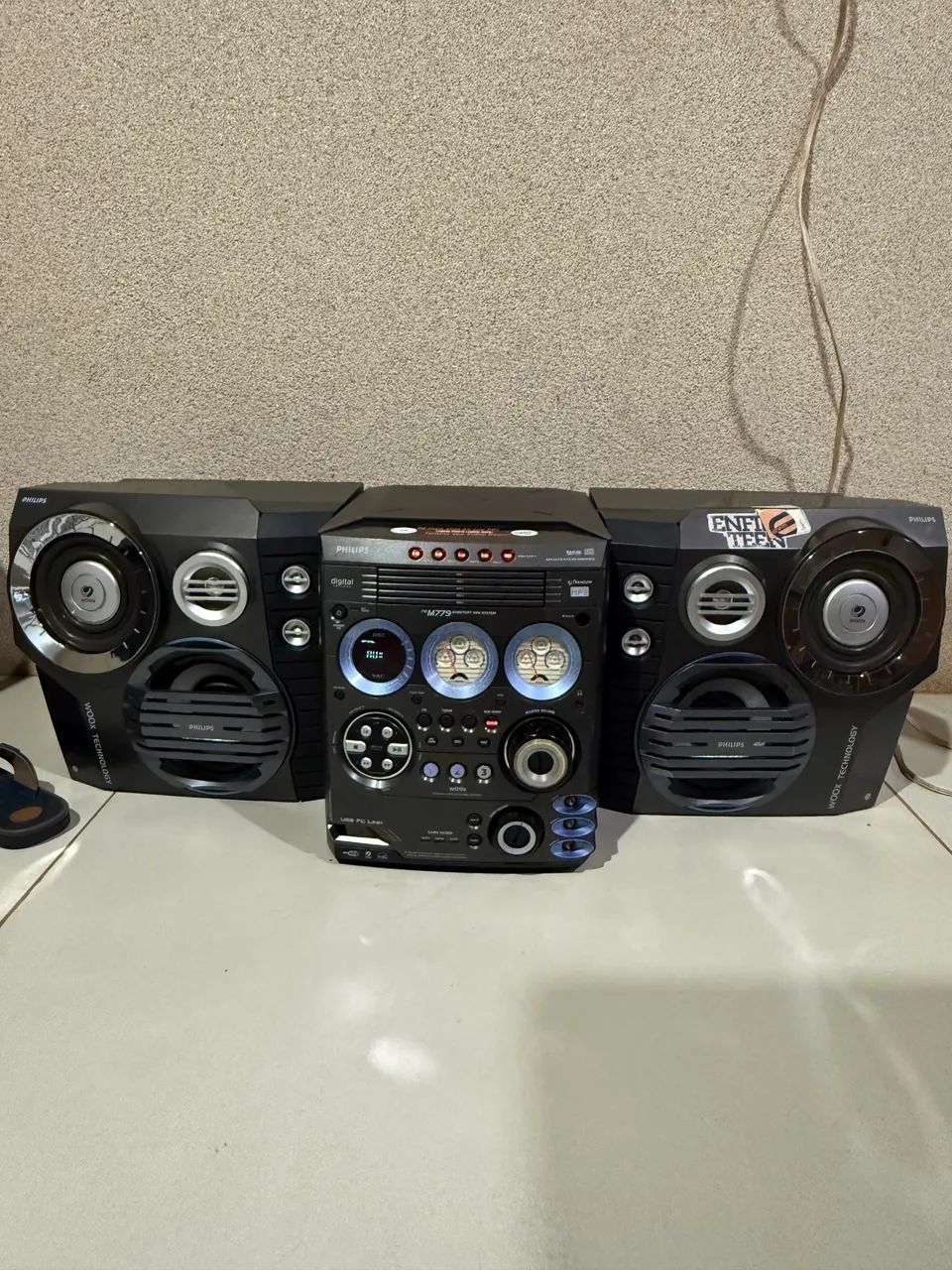 Som antigo Philips 7500w (500 rms)