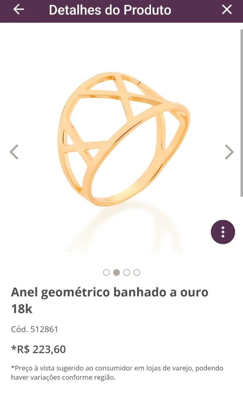 Anel geométrico (N°20) - Foto 5