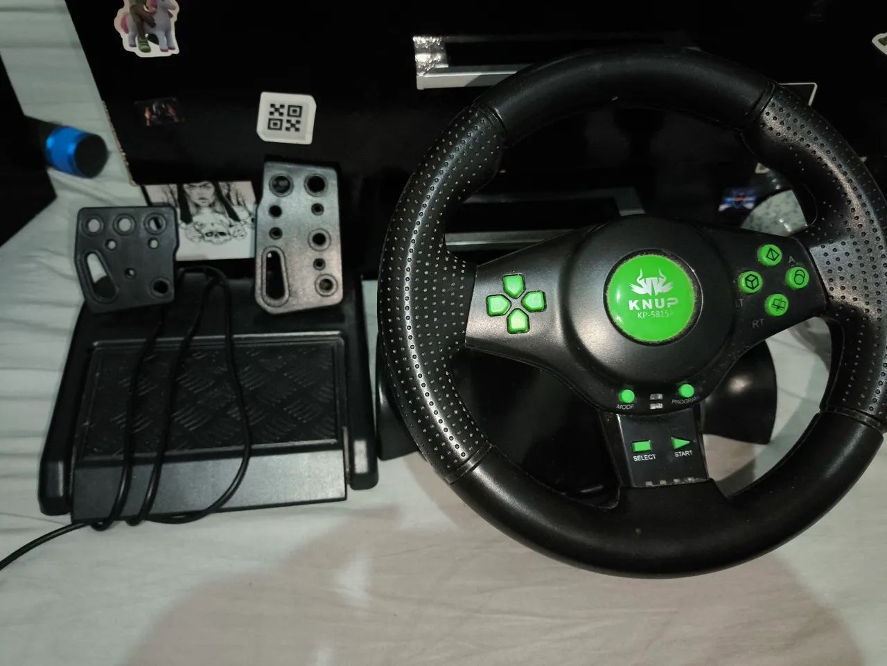 Volante Knup PC/PS3 com Pedais e Câmbio