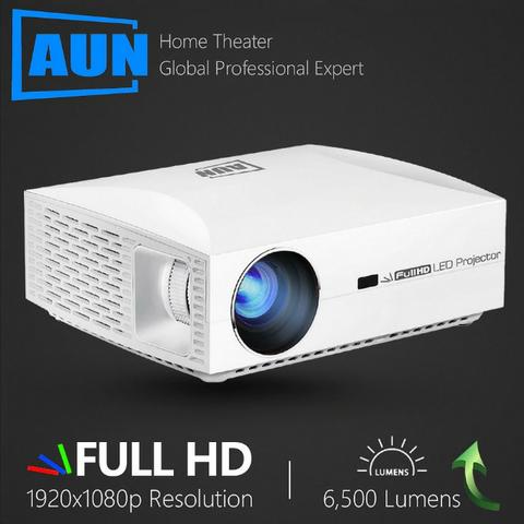 Projetor 3D, Full Hd, Android 6.0 (atualizável para 9.0), AUN F30UP