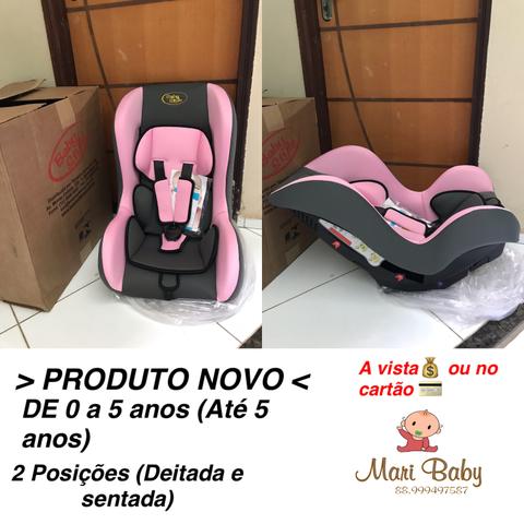 Cadeirinha pra carro (nova) até 5 anos