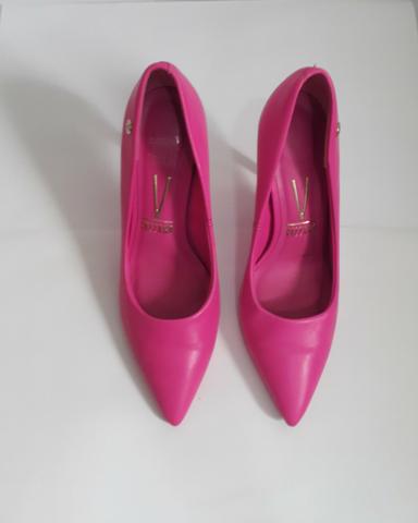 Sapato pink salto cristal - Foto 2