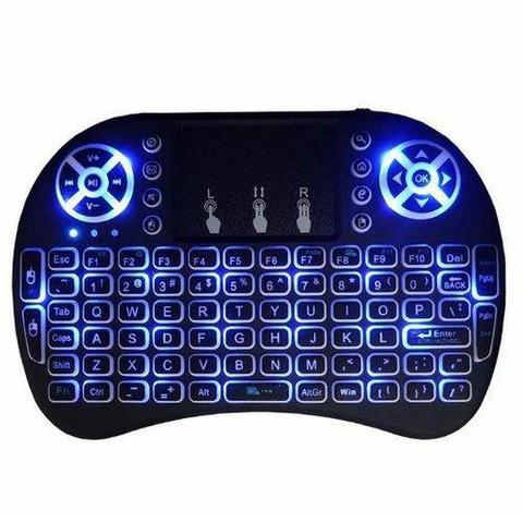 Mini Teclado Mouse Usb Wireless Touch Game Smart Tvbox Pc - Foto 3