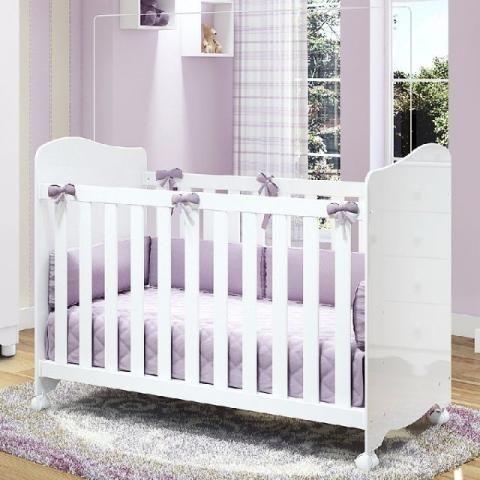 Frete Grátis* Quarto de Bebê Armário, Cômoda e Berço - Uli *NOVO - Foto 3