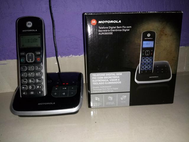 Telefone s/fio Motorola - secr. eletrônica, viva voz - Foto 3