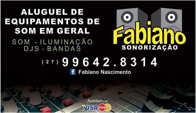 Som e Iluminação. Aluguel