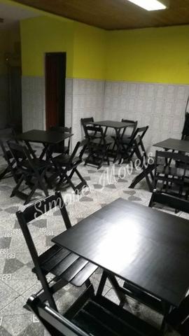 Conjunto dobrável Mesa com 2 cadeira§ - Foto 4