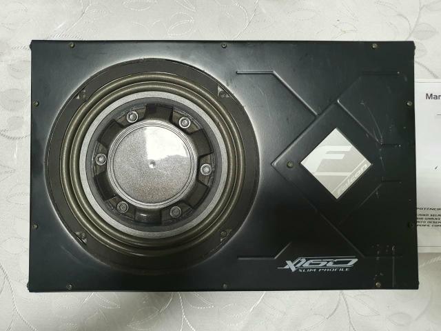 Caixa C/ Subwoofer 8 Slim De Aluminio Falcon 160 W