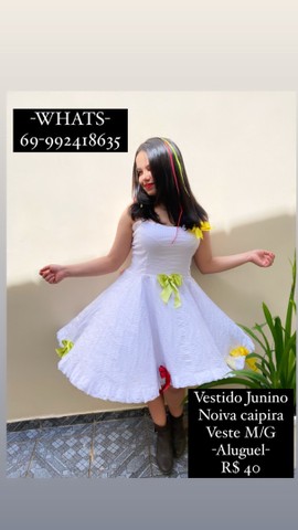 Aluguel vestido Junino