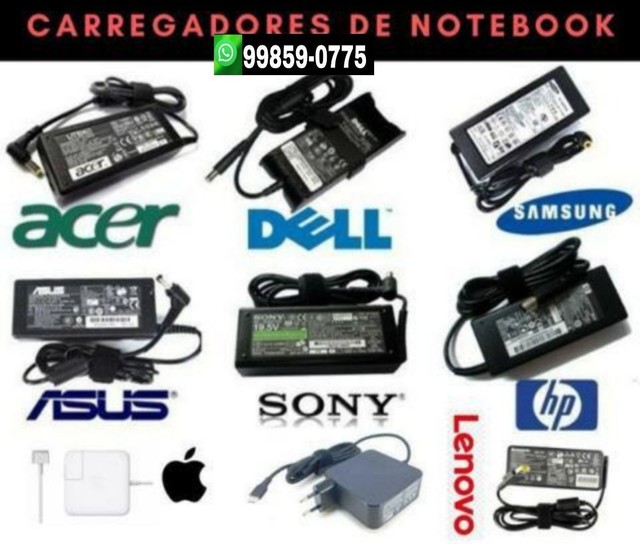 Carregador/Fontes pra notebook  