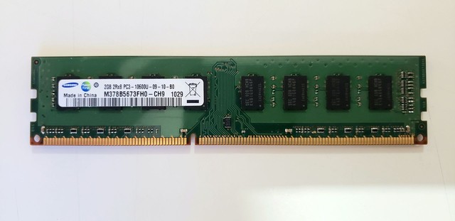 Memória RAM 2GB Samsung DDR3 1333Mhz (Desktop)