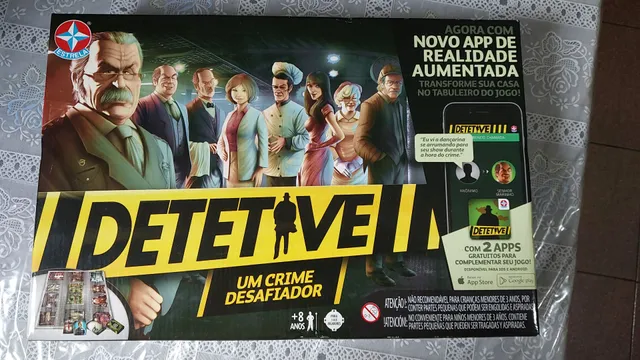 Jogo de tabuleiro: detetive em ação (jogo de encontrar itens, jogo de  velocidade, família juego, detetives