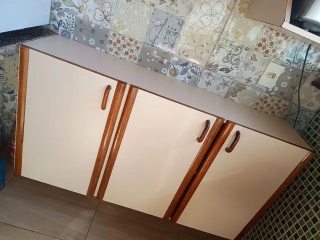 Jogo completo armário de cozinha de madeira - Móveis - Vila Isabel,  Valparaíso de Goiás 1253429983