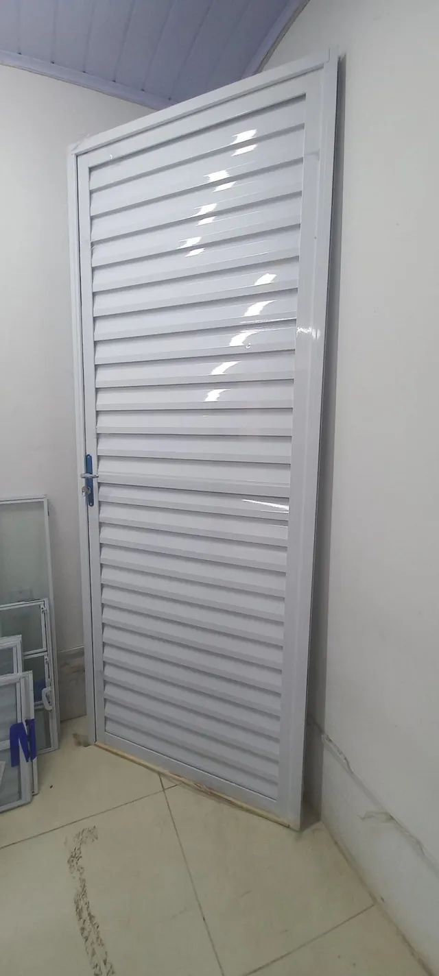 Porta externa alumínio branco  Super Promoção  - Foto 2