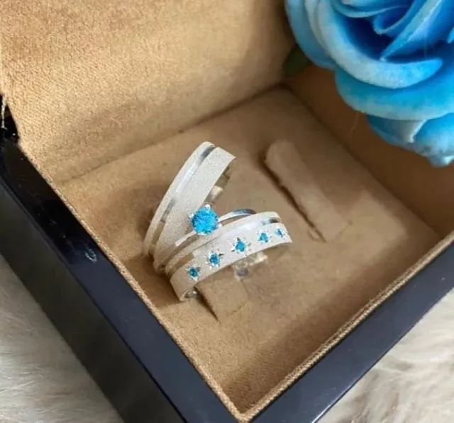 PAR DE ALIANÇAS COMPROMISSO  - Foto 2