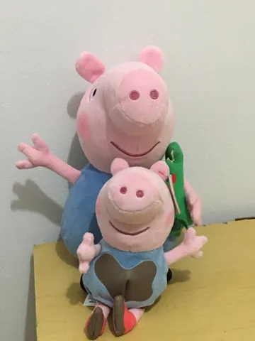 Dinossauro de Pelucia do George do Desenho Peppa Pig 20cm - Pelúcias HAS  Brasil