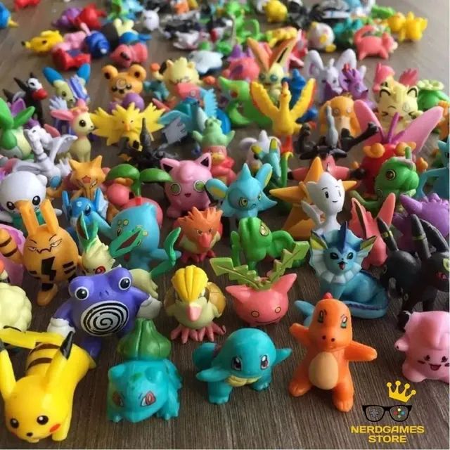 Pokemon Go Miniatura De Coleção Comapativel Com Lego Ash E Pikachu