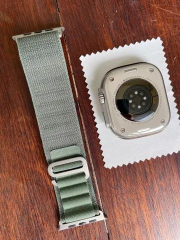 APPLE WATCH ULTRA GP S+CELL 49MM TITÂNIO VERDE ALPINO