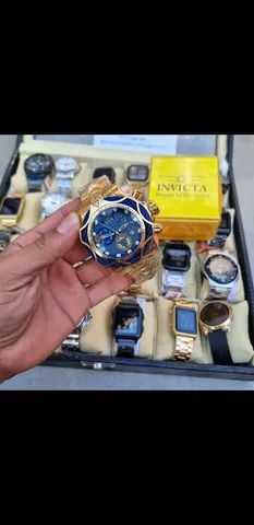 Relógio  invicta venom fundo azul