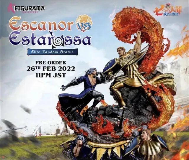 Escanor vs Estarossa 1/6 FIGURAMA - NOVO