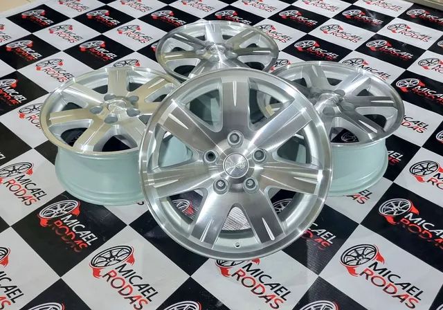 Jogo de rodas 17" jeep grand Cherokee limited crd 5x127 + pintura nova - Foto 12