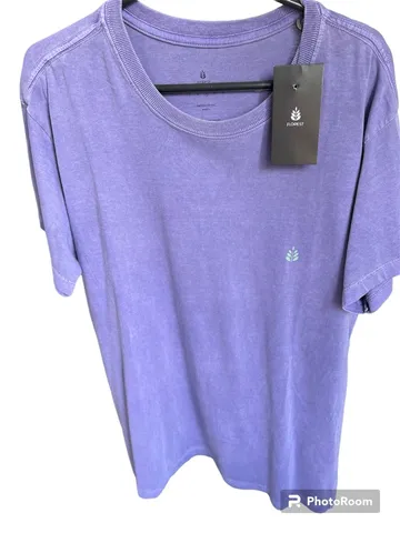 Camisa florest roxa