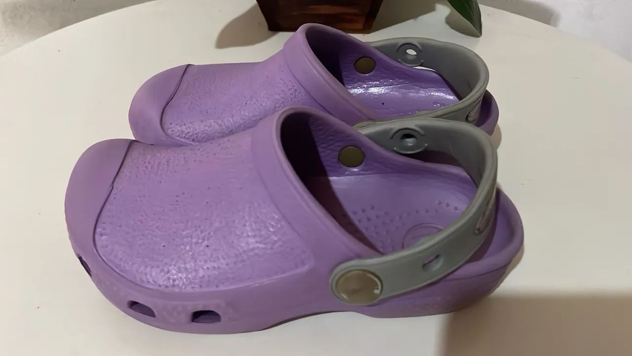 Crocs Rosa Tamanho 21/22 - Foto 4