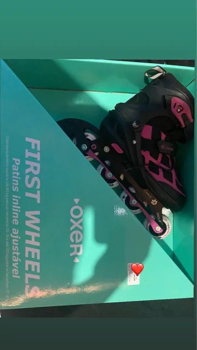 Patins Inline Ajustável Oxer - First Wheels - Foto 3