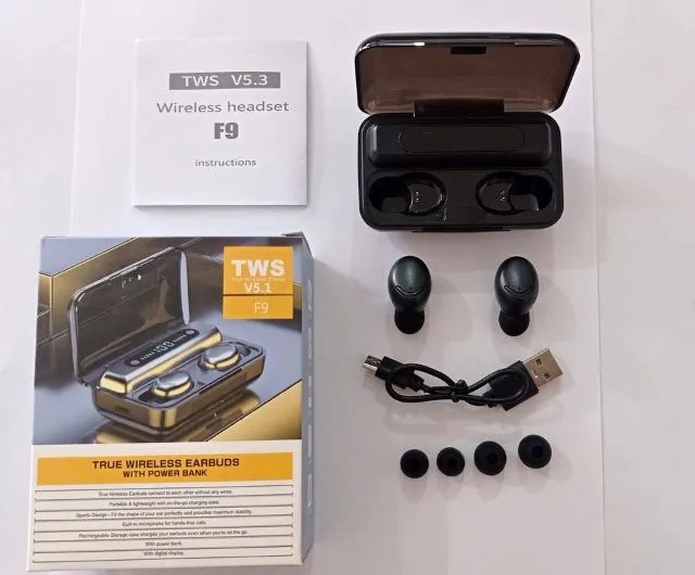 Fones De Ouvido Bluetooth Modelo F9 - Foto 3