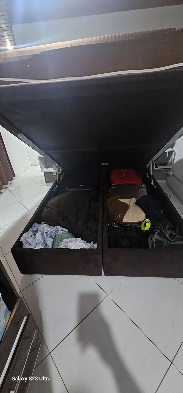 Cama box queeem Ortobom com colchão  - Foto 2