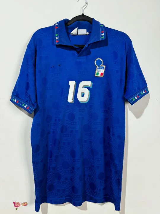 Camisa Italia Copa do Mundo 1994 Donadoni 16 Original