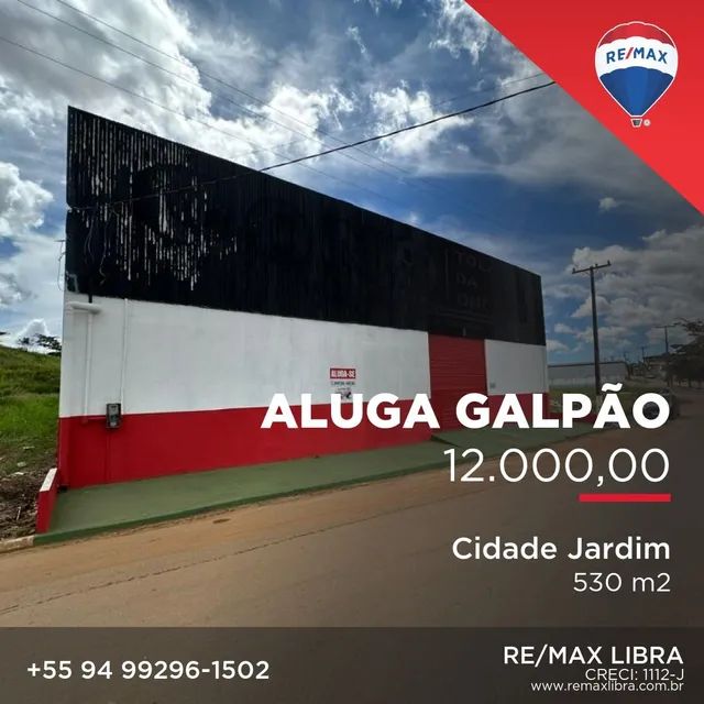 Imobiliária Re/Max Libra Aluga Galpão 