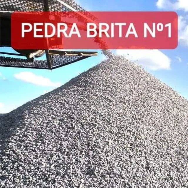 Pedra brita número 1 a tradicional para obras carga 7 metros R$639.00