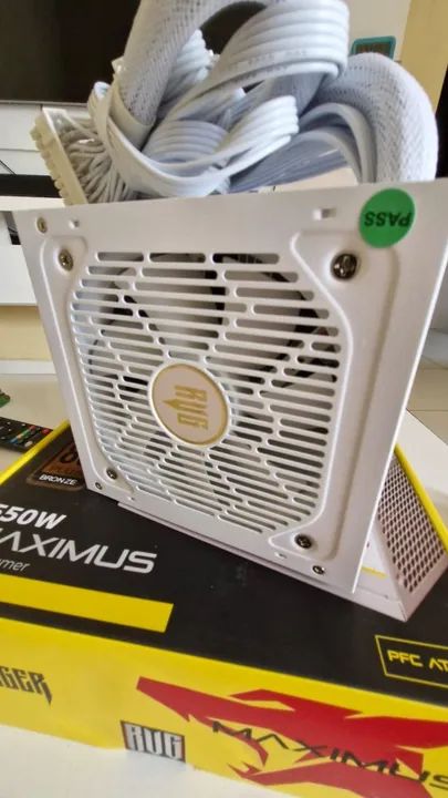 Fonte Full White Revenger 550w 80 plus Bronze - Foto 5