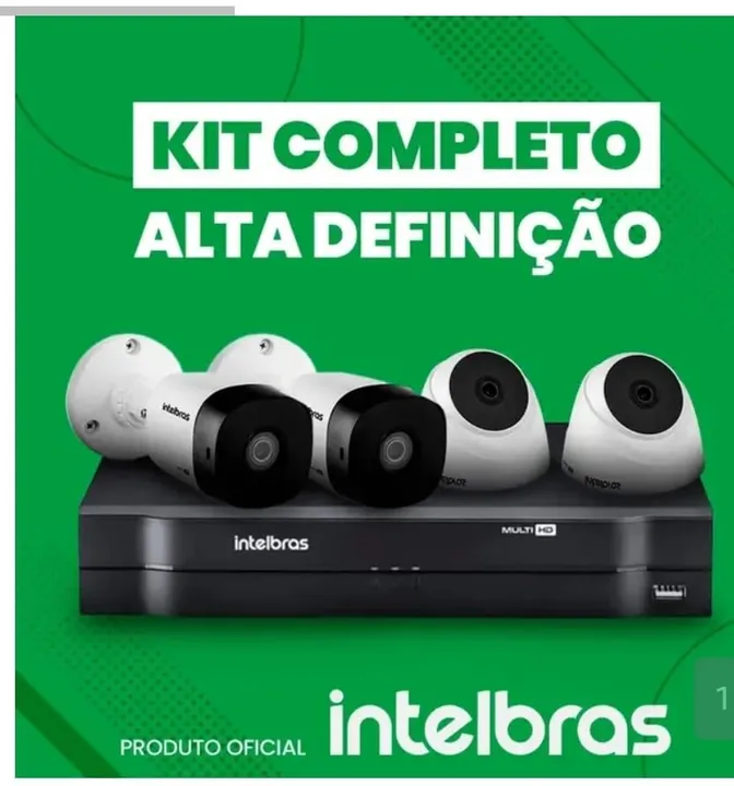 Camera de segurança, concertina, cerca elétrica